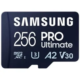 Samsung PRO Ultimate Tarjeta de Memoria microSDXC 256GB Clase 10 200MB/s + Adaptador SD